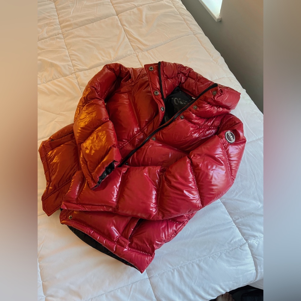 Colmar Lacquered-Effect Down Jacket With High Col… - image 2